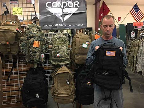 army navy store backpacks