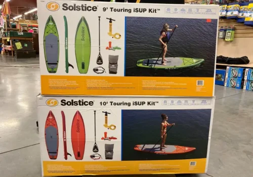 2 boxes of inflatable paddle boards