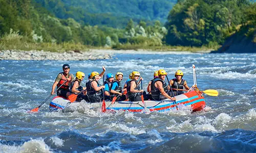 white water rafting